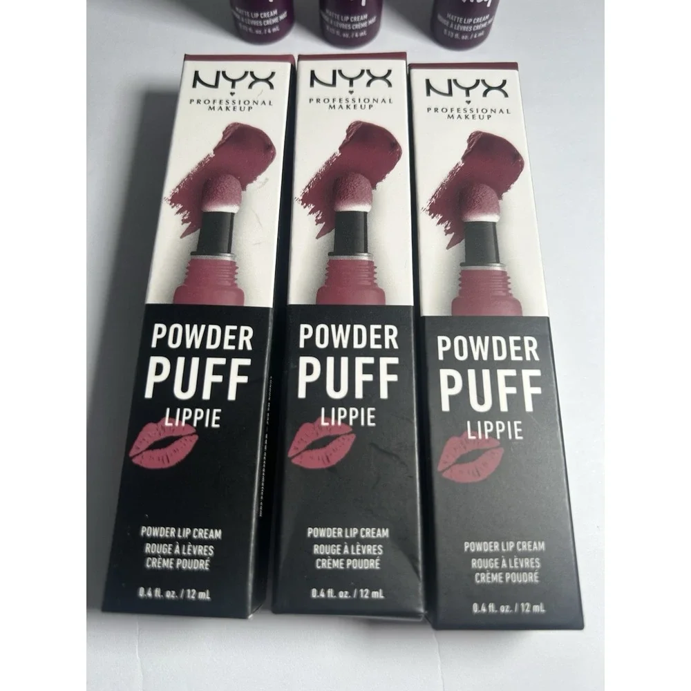 NYX Professional Makeup Powder Puff Lippie Lot Of‎ 6